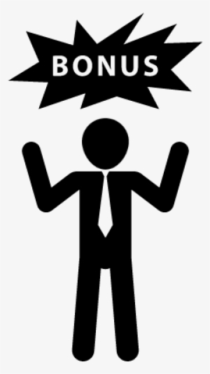 Male Worker With Speech Balloon Vector - Bonus Icon Png