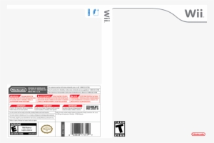 A Blank Wii Cover - Mario Super Sluggers (nintendo Wii, 2008)