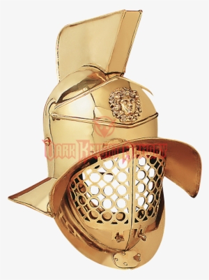 Gladiator Brass Arena Helmet - Gladiator Masks