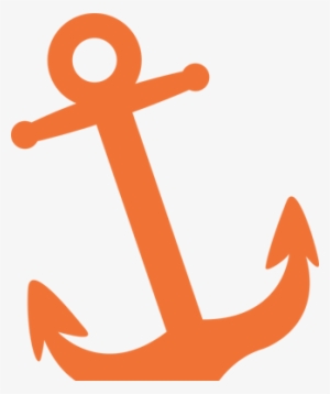 Anchor Clipart Orange - Blue Anchor Clip Art Png Transparent