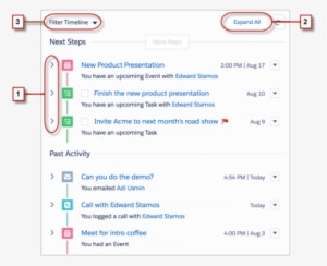 To See More Details Including Important Notes In The - Salesforce Lightning Activity Timeline