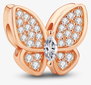 Glamulet Butterfly Series Bead Charm Fits Pandora Bracelet