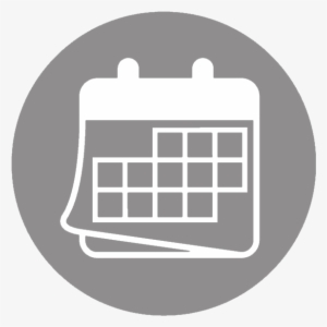 Click Calicon - Calendar Icon Blue Round