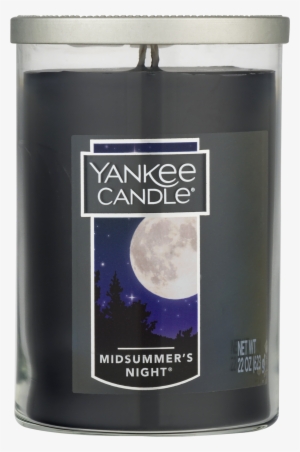Yankee Candle Large 2-wick Tumbler Candle, Midsummer's - Yankee Candle Gel Car Jar Ultimate Hanging Odor Neutralizing