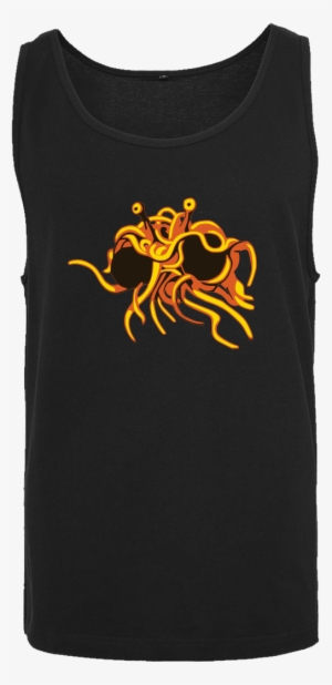 Flying Spaghetti Monster T-shirt Tanktop Men Black