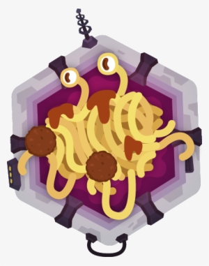 Flying Spaghetti Monster - Illustration