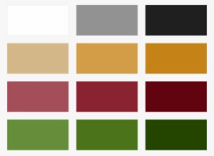 Example Warm Colour Palette - Warm Colour Palette