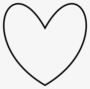 Heart Outline 2 Png - Bold Heart Outline