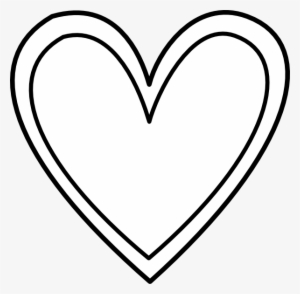 How To Set Use Double Heart Outline Clipart - White Double Heart Icon Png