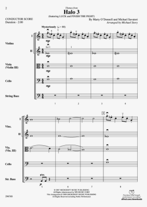 3 Themes Thumbnail Halo No - Mendelssohn Scottish Symphony Score