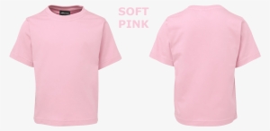 Custom Printed Kids T-shirts Yellow Soft Pink - Soft Pink T Shirt