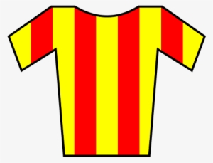 Soccer Jersey Yellow-red - Soccer Shirt .png