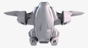 Lowpoly Halo 3 Pelican - Toy Airplane