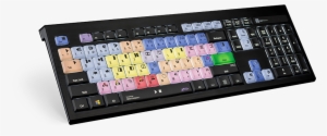 Pc Astra Backlit Keyboard - Logickeyboard Astra Series Avid Media Composer Mac