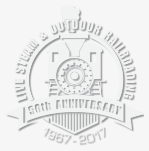 50 Logo White - Live Steam & Outdoor Railroading