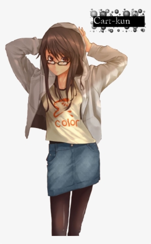 Anime Girl Render By Cart Kun-d6vh1kg - Anime Girl Rock Render