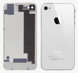 Microspareparts Back Cover Assembly White High Copy - Iphone 4 White