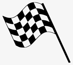 Racing Flag Flowing Rght Clip Art At Clker Com Vector - Checkered Flag