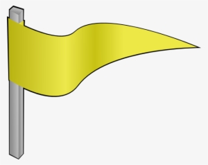 Waving Yellow Flag Clip Art - Waving Yellow Flag Gif