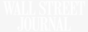 Logo Reviewed By The Wall Street Journal, Logo - Wall Street Journal Logo White Png
