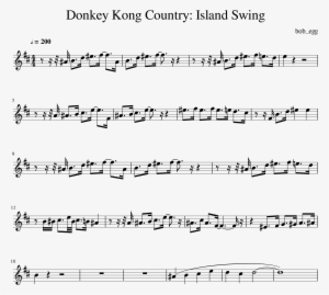 Donkey Kong Country Island Swing Bb Trumpet - Trump Rally National Anthem Sheet Music