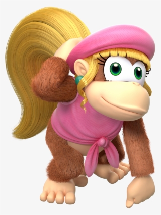 Dixie Kong, The Protagonist Of Rare's 1996 "donkey - Dixie Kong