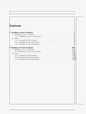 How To Fix This Table Of Contents - Document