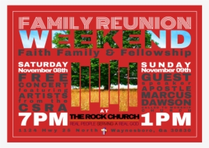 Family Reunion Weekend - Poster