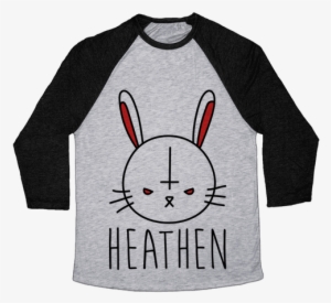 Heathen Easter Bunny Baseball Tee - Change My Mind Shirt