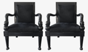 Viyet Designer Furniture Seating Vintage Black Accent - Accent Chairs Black