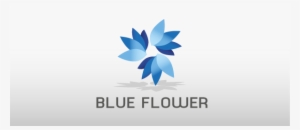 Blue Flower Logo - Flower