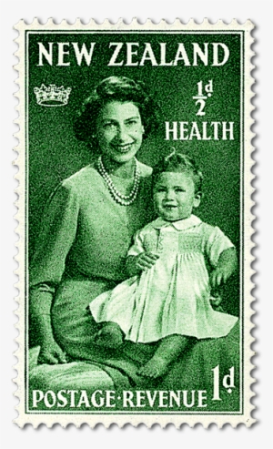 Single Stamp - Nz Health 1d Stamp
