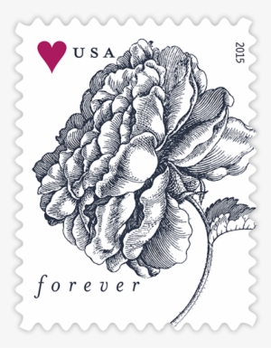 Vintage Rose Sheet Of 20 Usps Forever Stamps