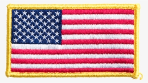 A Product Photo Of Gasp Flag Us, Small, Neutral - Us Flag With Yellow Border