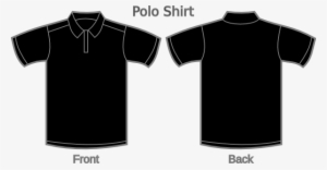 Black Collar Shirt Template