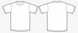 Shirt Clipart Front Back - Plain Shirt For Printing