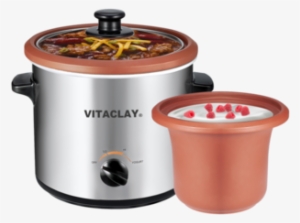 Vitaclay Vs7600 2c 2 In 1 Organic Slow Cooker And Yogurt