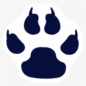Download Paw Print Clip Art Clipart Tiger Dog Clip - Paw Print Stencil