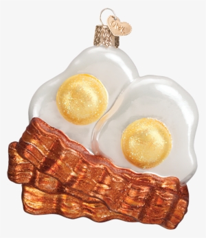 Bacon And Eggs Ornament - Bacon And Eggs Glass Ornament By Old World Christmas