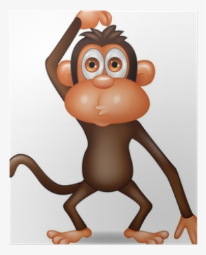 Monkey Thinking Cartoon Png