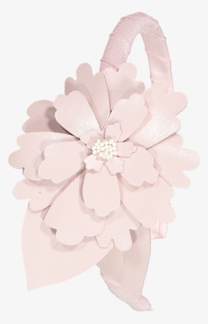 Jasmine Flower Leather Headband Pink - Headband (pink)