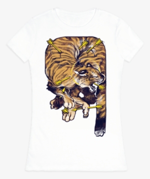 Saint Sebastian Tiger Womens T-shirt