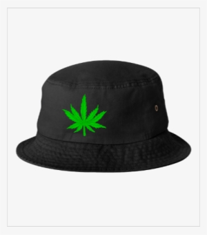 Marijuana Leaf Bucket Hat Bucket Hat, Hats, Hat Embroidery, - Fedora