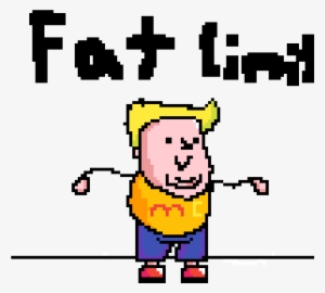 Fat Person - Cartoon
