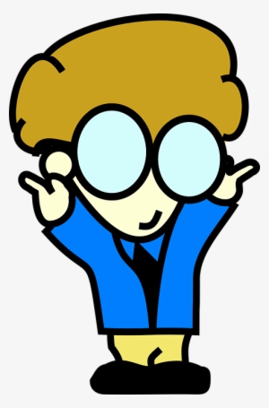 Boy, Glasses, Cartoon, Nerdy, Little, Male, Cute, Kid - Nerd Clip Art