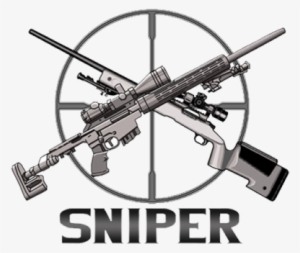 Large Patch Only - Crossed Sniper Rifles Clipart