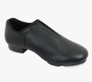 Tap Shoes Png Transparent - Dance Class Black Leather Laceless Split Sole Rhythm