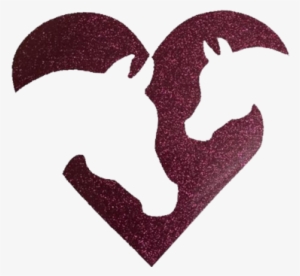 Pink Glitter Heart Png - Logo