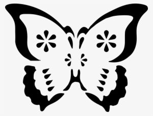 Butterfly, Animal, Flying, Wings, Insect, Stencil - Stensil