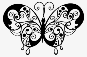 Animal, Butterfly, Decorative, Flourish, Flying, Insect - Gambar Dekoratif Kupu Kupu